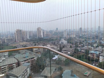 Balcony in 2 BHK Apartment at Ajmera Yogi Dham Phase III, Kalyan West – for Rent