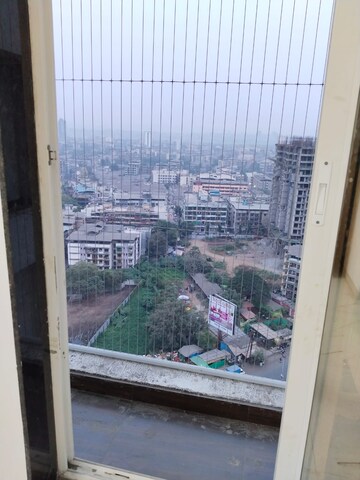 Balcony in 2 BHK Apartment at Ajmera Yogi Dham Phase III, Kalyan West – for Rent