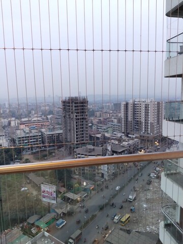 Balcony in 2 BHK Apartment at Ajmera Yogi Dham Phase III, Kalyan West – for Rent