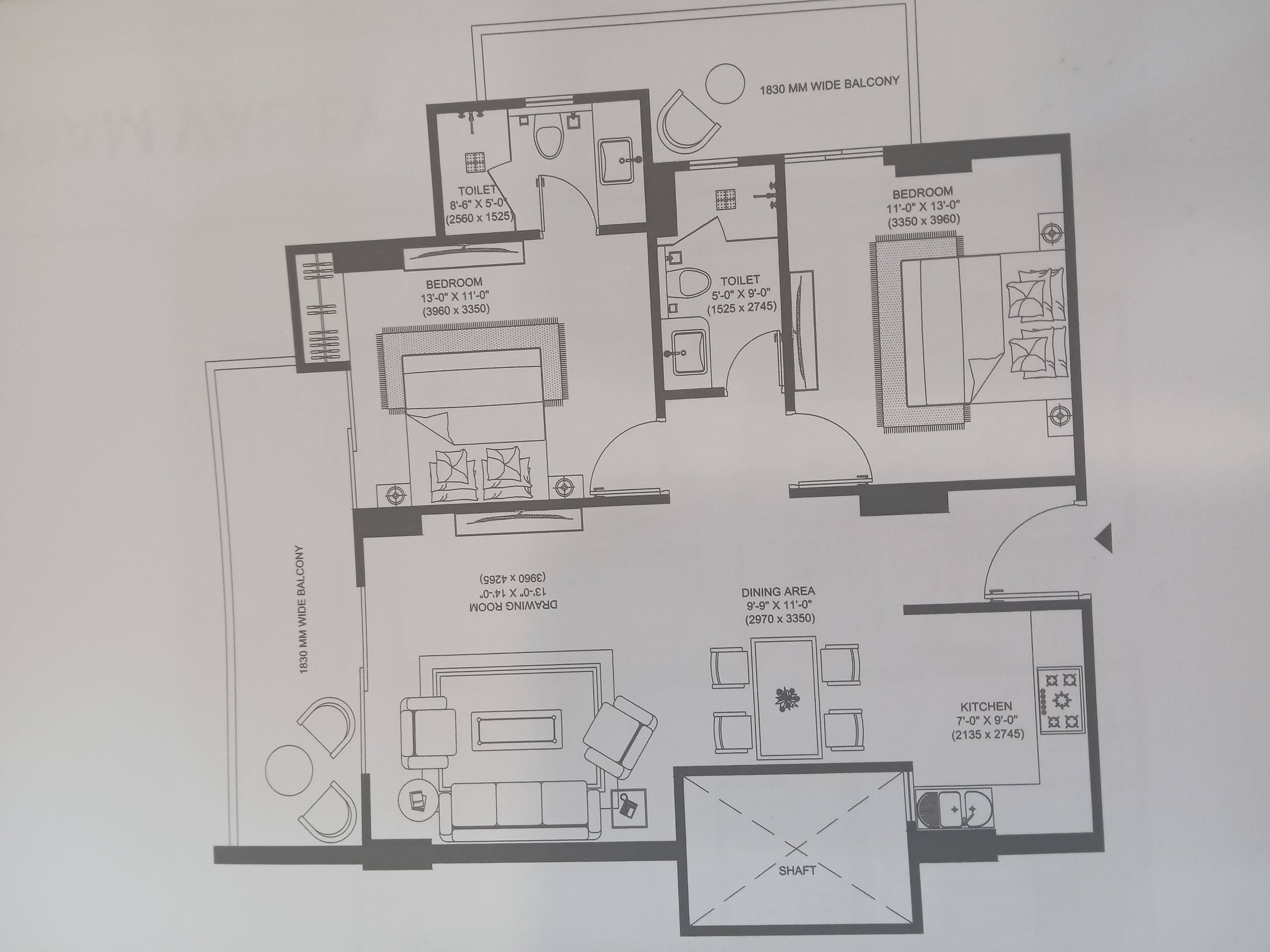 2 BHK Apartment For Sale in Pearls Paradise