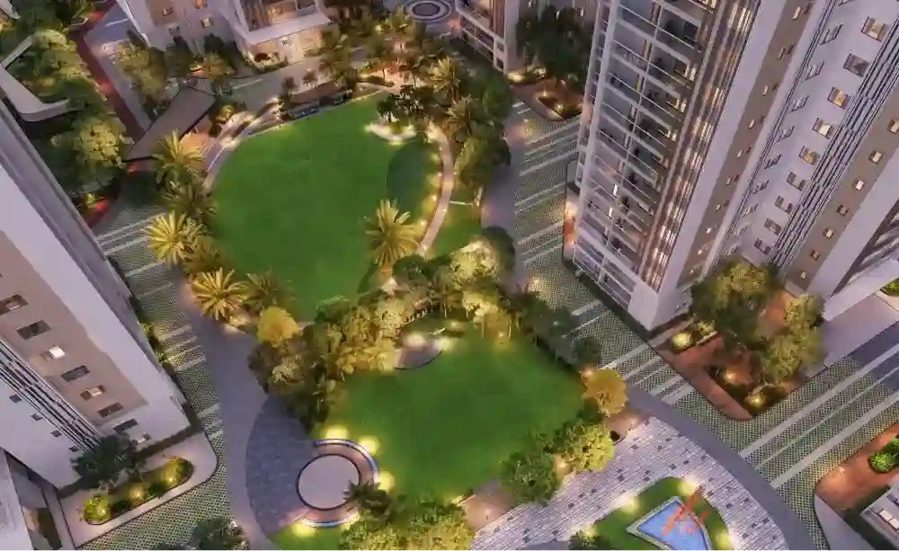 3 BHK + Pooja Room,Servant Room,Extra Room 2765 Sq.Ft. Apartment in My Home Apas