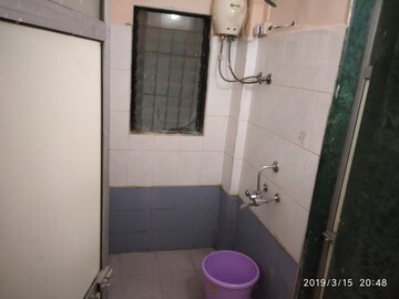 Bathroom in 1 BHK Apartment at Sri Ram Park CHS, Kharghar – for Rent