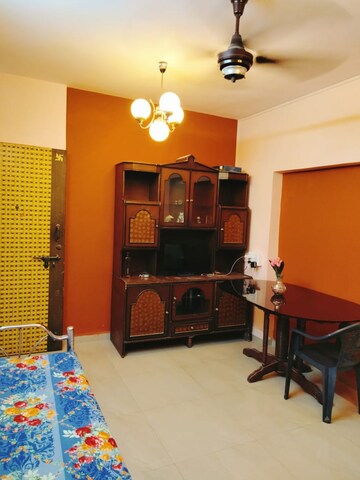 Living Room in 1 BHK Apartment at Happy Valley, Manpada – for Rent