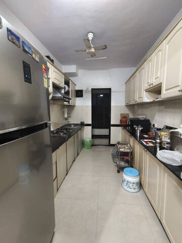 Kitchen in 3 BHK Apartment at Aakash Gagan Dream, Vasai East – for Rent
