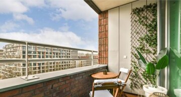 Balcony in 2.5 BHK Apartment at Nimbus The Hyde park, Sector 78 – for Sale