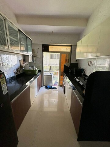 Kitchen in 3 BHK Apartment at Agarwal Vrindavan Gardens, Vasai East – for Rent