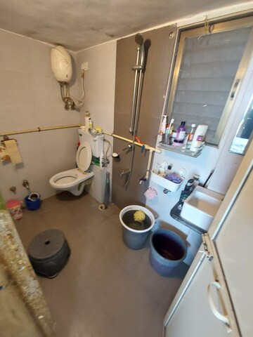 Bathroom in 1 BHK Apartment at Strawberry Sandstone, Mira Road – for Rent
