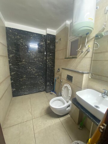 Bathroom in 3 BHK Apartment at Highland Park Chandigarh, Bhabat – for Rent