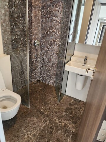 Bathroom in 4 BHK Apartment at Lodha The Park, Worli – for Rent