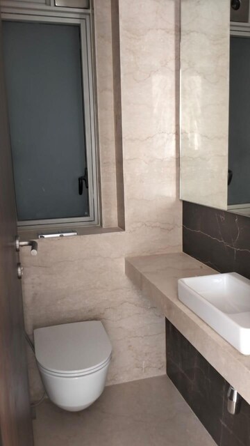 Bathroom in 4 BHK Apartment at Lodha Marquise, Worli – for Rent