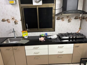Kitchen in 2 BHK Apartment at Peddar Road – for Rent