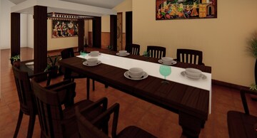 Living Room in 5 BHK Villa at Ayyanthole – for Sale