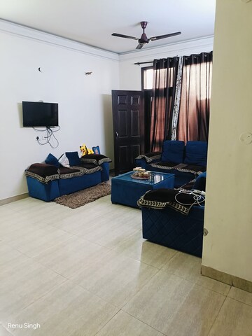 Living Room in 3 BHK Apartment at New Generation Maple Apartments, Dhakoli Village – for Rent