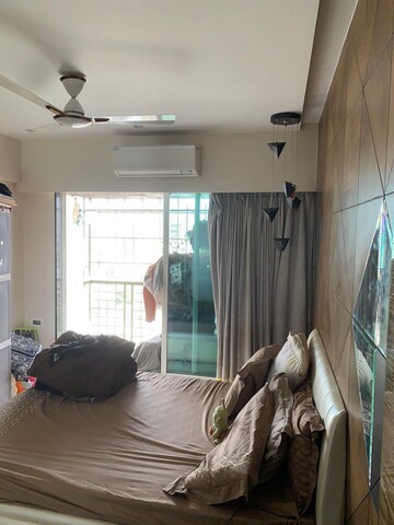 Bedroom in 3 BHK Apartment at Mahaveer Jeevan Deep, Kandivali West – for Sale