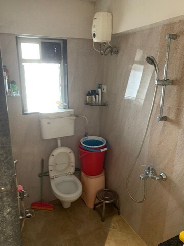 Bathroom in 3 BHK Apartment at Mahaveer Jeevan Deep, Kandivali West – for Sale
