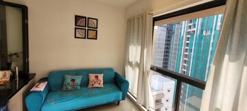 Living Room in 1 BHK Apartment at Lodha Crown Quality Homes, Majiwada – for Sale
