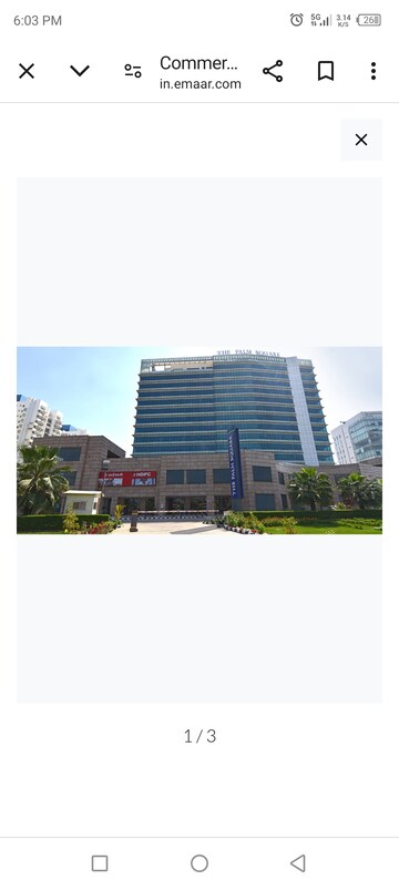  Office Space For Rent in Emaar The Palm Square, Sector 66