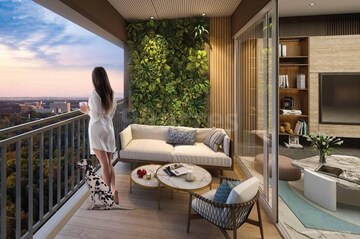 Balcony in 4 BHK Apartment at Kumar Primeview, Hadapsar – for Sale