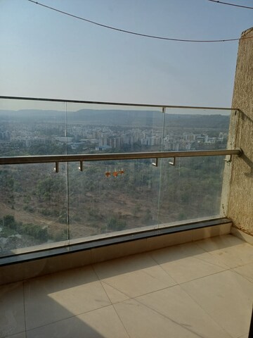 Balcony in 3 BHK Apartment at Magarpatta Nanded City Sargam, Sinhagad – for Rent