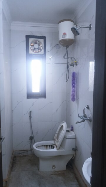 Bathroom in 2 BHK Builder Floor at Chattarpur – for Rent