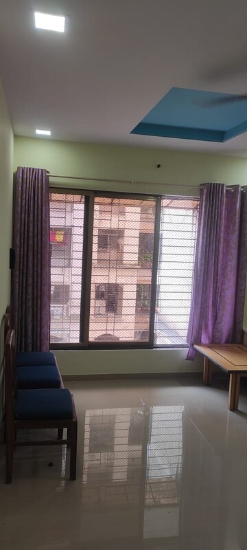 Living Room in 1 BHK Apartment at SSB Ashok Nagar, Balkum Pada – for Rent