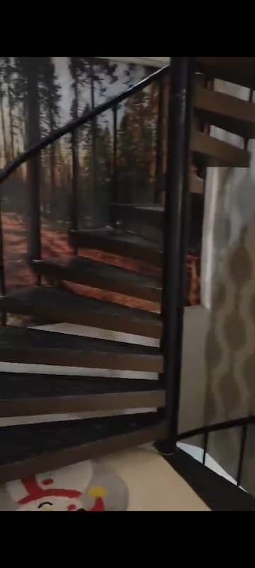 Stairs in 3.5 BHK Penthouse at Lodha Aqua, Mira Road – for Sale