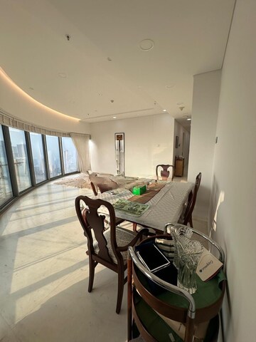 Living Room in 3 BHK Apartment at Lodha World View, Worli – for Rent