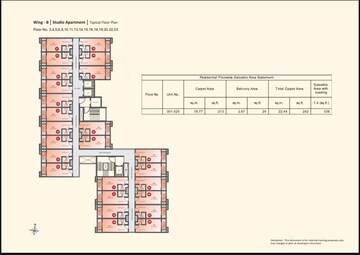 Master Plan in Studio Apartment at Tathawade – for Sale