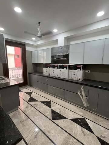 Kitchen in 4 BHK Builder Floor at Greater Kailash I – for Rent