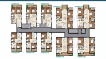 Floor Plan in 2 BHK Apartment at Haneesh Shritha Ortus, Kukatpally – for Sale