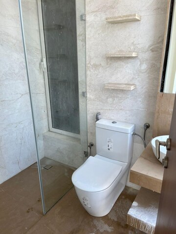 Bathroom in 4 BHK Apartment at Indiabulls Blu, Worli – for Rent