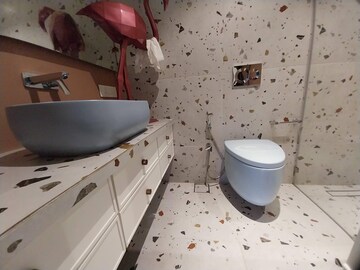Attached Bathroom in 3 BHK Apartment at Lodha The World Towers World One Tier 2, Worli – for Rent