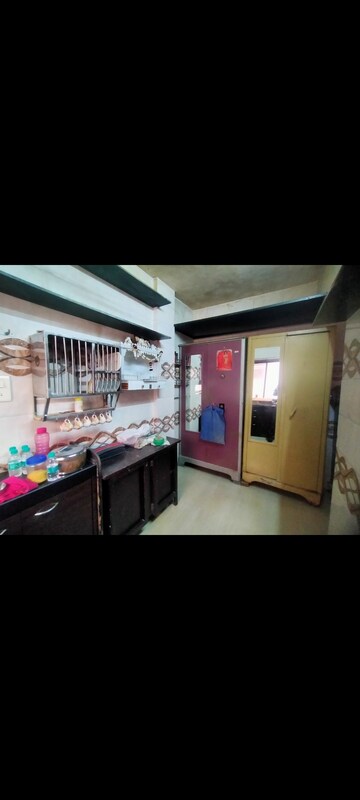 Kitchen in 1 RK Apartment at Alpa Park CHS, Ghatkopar West – for Rent