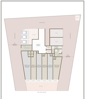 Floor Plan in 2 BHK Apartment at Kharghar Sector 11 – for Sale
