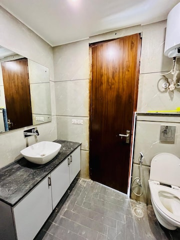 Bathroom in 3 BHK Builder Floor at Sushant Lok 3, Sector 57 – for Sale
