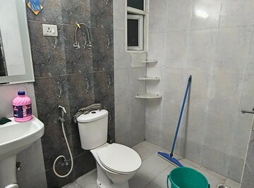 Bathroom in 3 BHK Apartment at Ajnara Homes, Sector 16b Greater Noida – for Rent