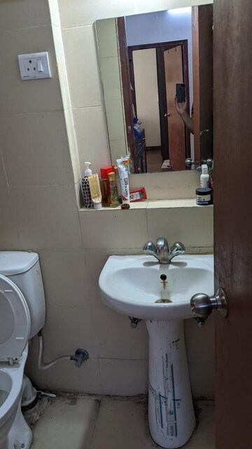 Bathroom in 3 BHK Apartment at Mahagun Mywoods, Sector 16c Greater Noida – for Rent