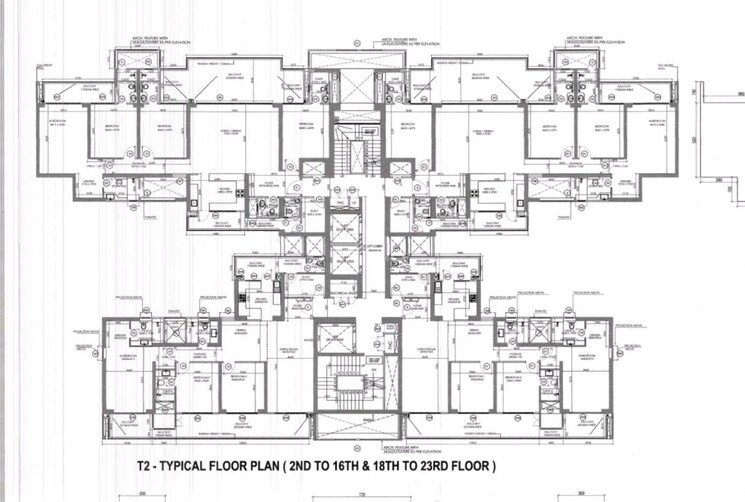 Floor Plan, godrej-riverine 3.5 Bedroom 2700 Sq.Ft. Apartment In Sector 44 Noida 7902252