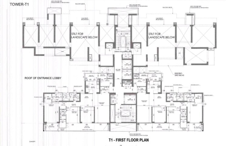 Floor Plan, godrej-riverine 3.5 Bedroom 2700 Sq.Ft. Apartment In Sector 44 Noida 7902252