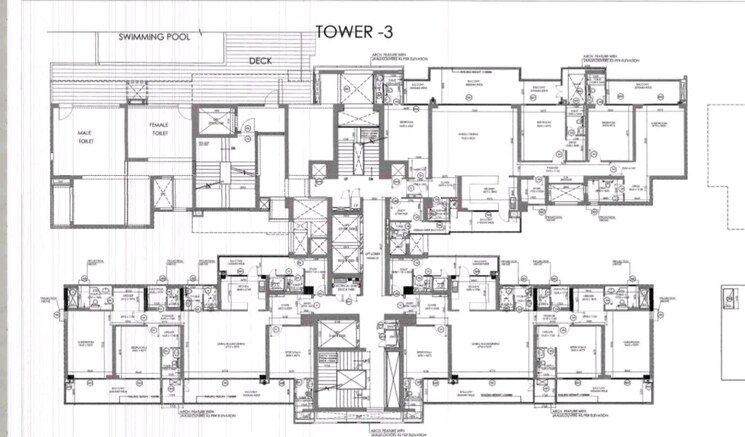 Floor Plan, godrej-riverine 3.5 Bedroom 2700 Sq.Ft. Apartment In Sector 44 Noida 7902252