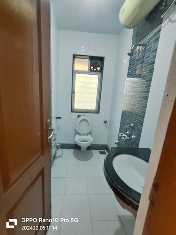 Bathroom in 3 BHK Apartment at Adityavardhan Apartment, Powai – for Rent
