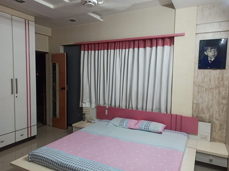 Bedroom, new city light 3 Bedroom 1701 Sq.Ft. Apartment In New City Light Surat 7902486