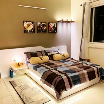 Bedroom in 2 BHK Apartment at Prestige Lakeside Habitat, Varthur – for Sale