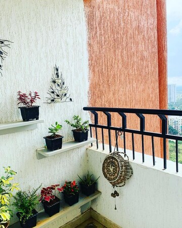 Balcony in 2 BHK Apartment at Prestige Lakeside Habitat, Varthur – for Sale