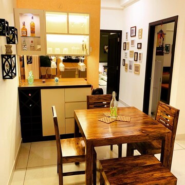 Living Room in 2 BHK Apartment at Prestige Lakeside Habitat, Varthur – for Sale