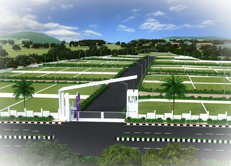 Exterior View, excellence-purple-county  2000 Sq.Ft. Plot In Saswad Pune 7902498