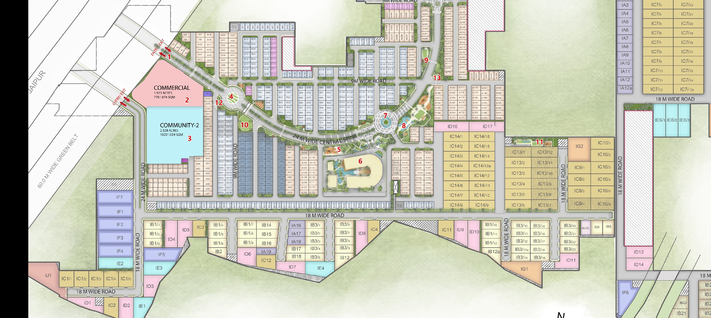 Plot For Sale in Signature Global City of Colours