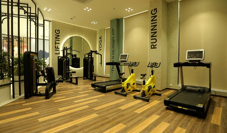 Gym, lr-bluemoon-homes 2 Bedroom 1050 Sq.Ft. Apartment In Raj Nagar Extension Ghaziabad 7902692