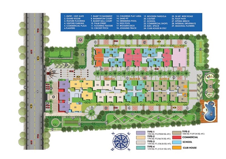 Master Plan, lr-bluemoon-homes 2 Bedroom 1050 Sq.Ft. Apartment In Raj Nagar Extension Ghaziabad 7902710