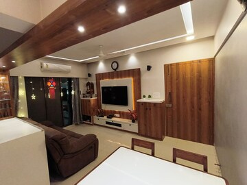 Living Room in 1 BHK Apartment at Chandak Sparkling Wings, Dahisar East – for Sale